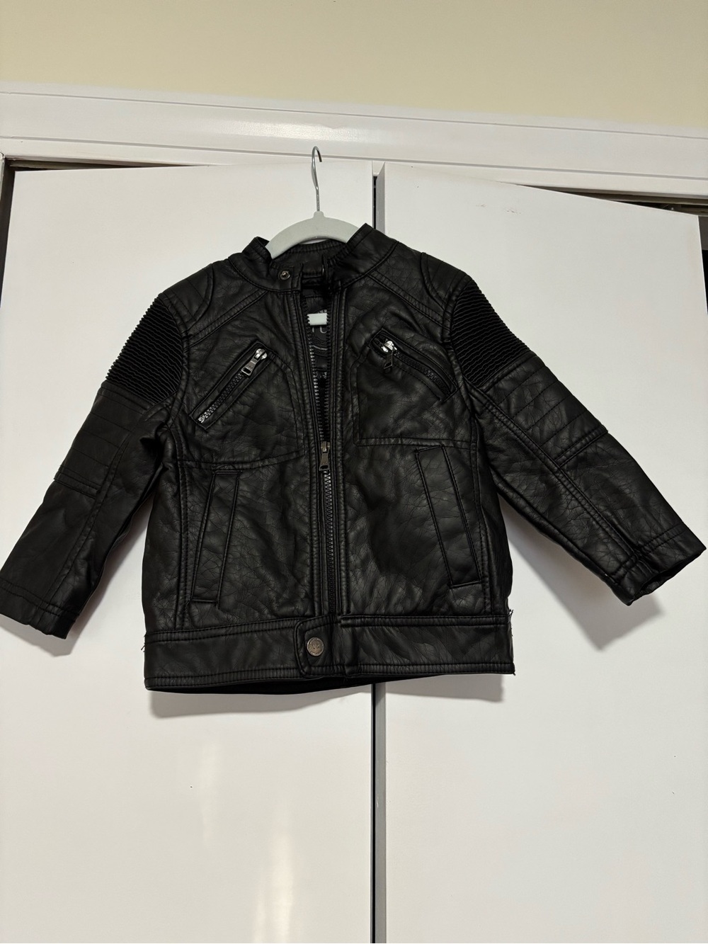 Urban Republic 3T biker Leather Jacket black